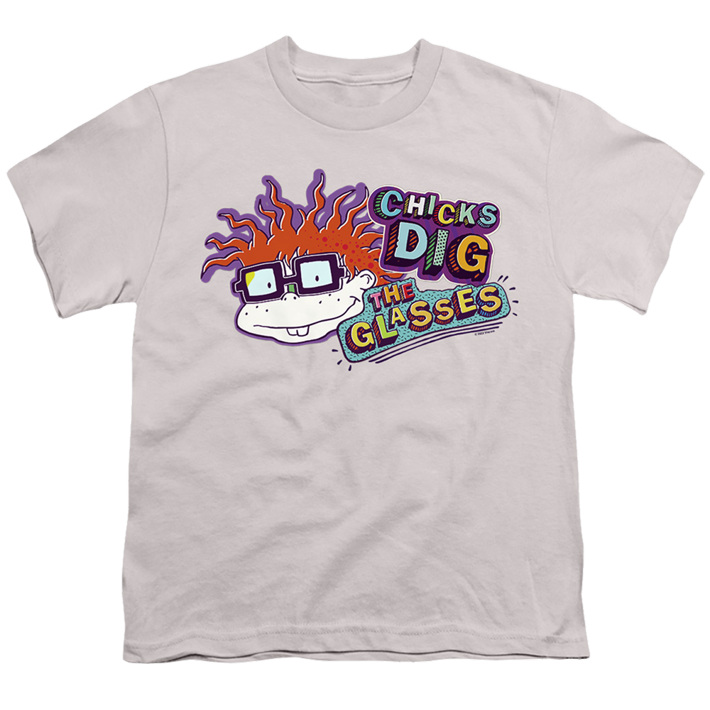 Rugrats Chicks Dig The Glasses Badge - Youth T-Shirt Youth T-Shirt (Ages 8-12) Rugrats   