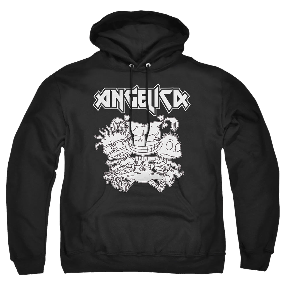 Rugrats Angelica Pickles Rocks - Pullover Hoodie Pullover Hoodie Rugrats   