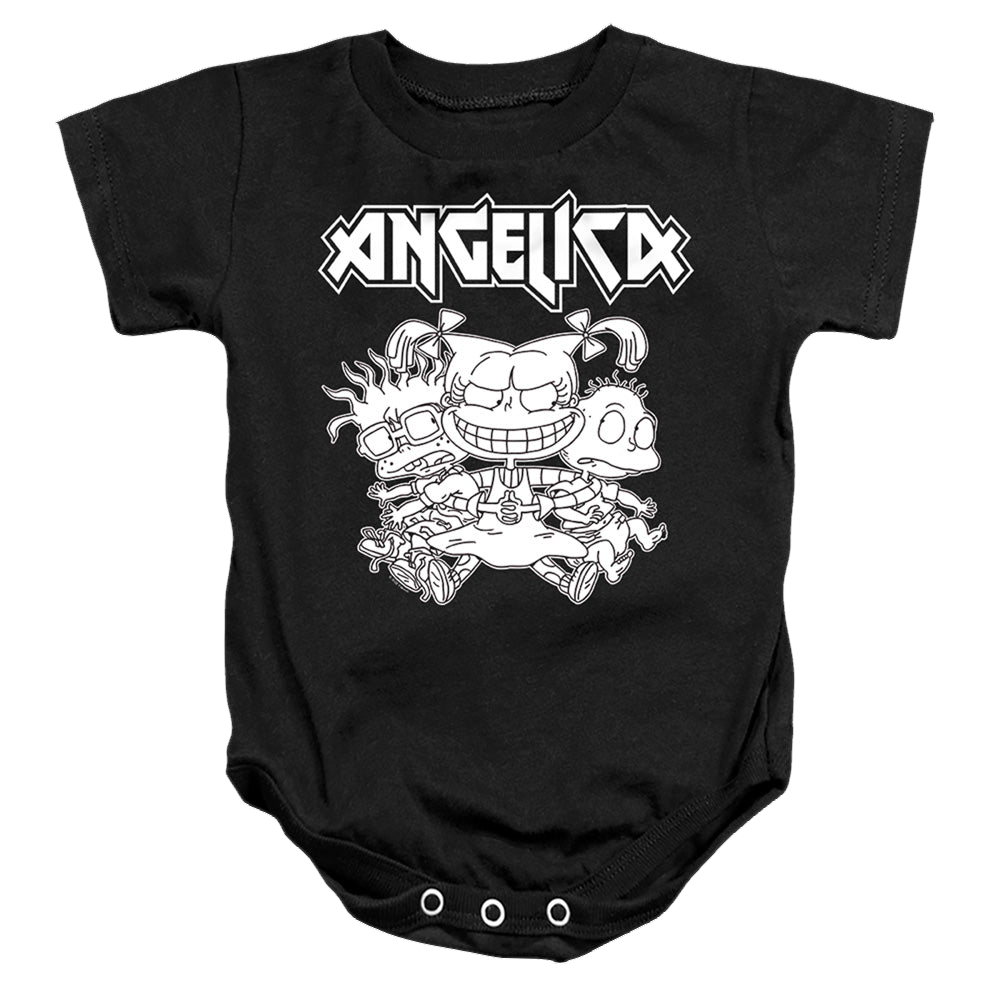 Rugrats Angelica Pickles Rocks - Baby Bodysuit Baby Bodysuit Rugrats   