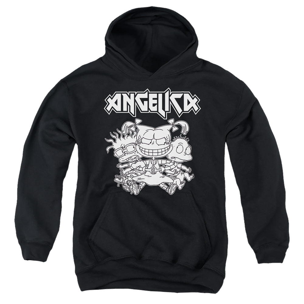 Rugrats Angelica Pickles Rocks - Youth Hoodie Youth Hoodie (Ages 8-12) Rugrats   