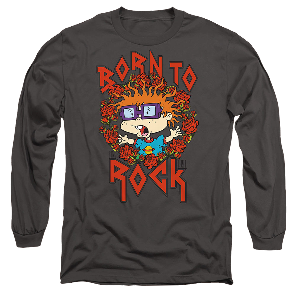 Rugrats Chucky Was Born To Rock - Men's Long Sleeve T-Shirt Men's Long Sleeve T-Shirt Rugrats   