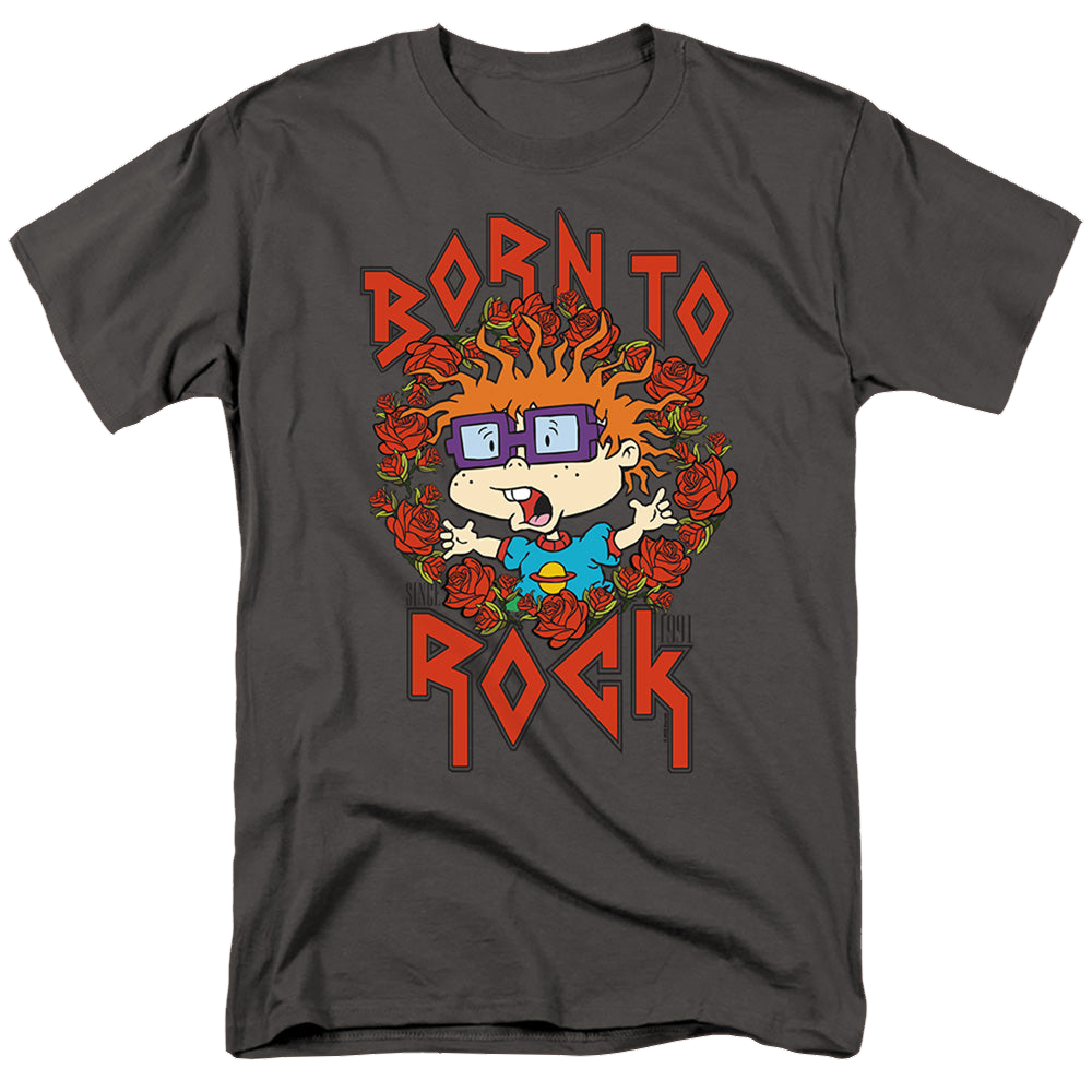 Rugrats Chucky Was Born To Rock - Men's Regular Fit T-Shirt Men's Regular Fit T-Shirt Rugrats   