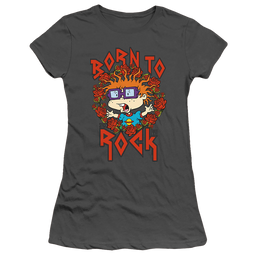 Rugrats Chucky Was Born To Rock - Juniors T-Shirt Juniors T-Shirt Rugrats   