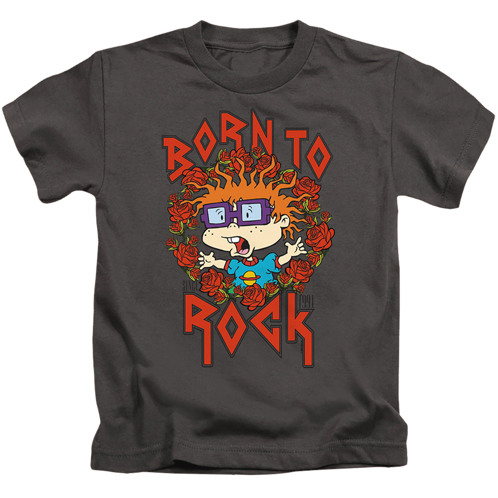 Rugrats Chucky Was Born To Rock - Kid's T-Shirt Kid's T-Shirt (Ages 4-7) Rugrats   