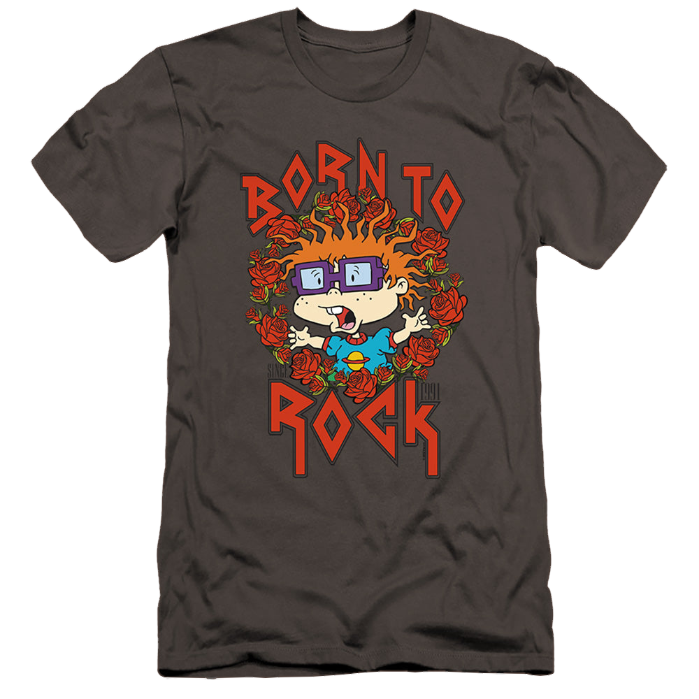 Rugrats Chucky Was Born To Rock - Men's Premium Slim Fit T-Shirt Men's Premium Slim Fit T-Shirt Rugrats   