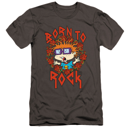 Rugrats Chucky Was Born To Rock - Men's Premium Slim Fit T-Shirt Men's Premium Slim Fit T-Shirt Rugrats   