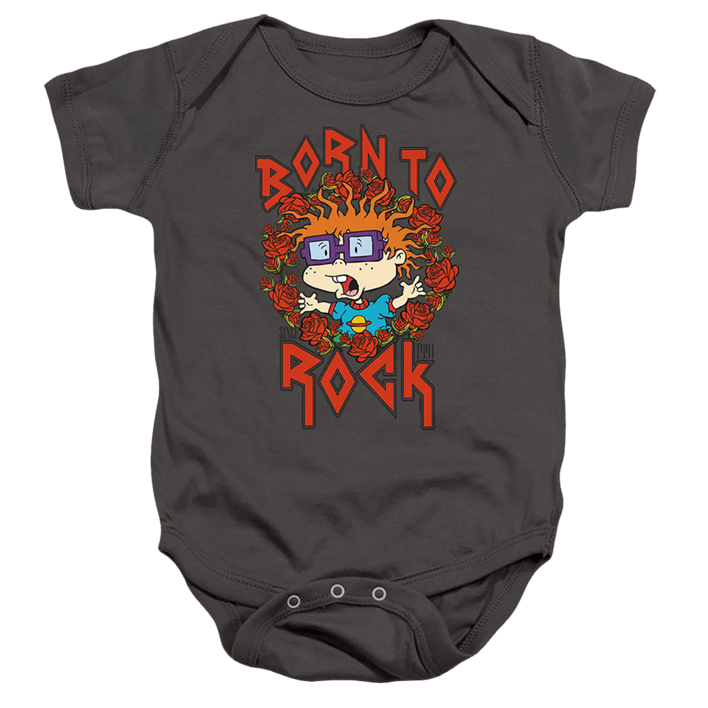 Rugrats Chucky Was Born To Rock - Baby Bodysuit Baby Bodysuit Rugrats   