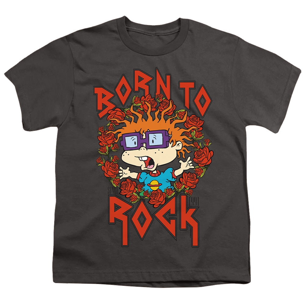 Rugrats Chucky Was Born To Rock - Youth T-Shirt Youth T-Shirt (Ages 8-12) Rugrats   