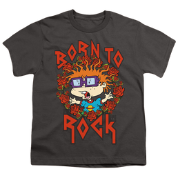 Rugrats Chucky Was Born To Rock - Youth T-Shirt Youth T-Shirt (Ages 8-12) Rugrats   