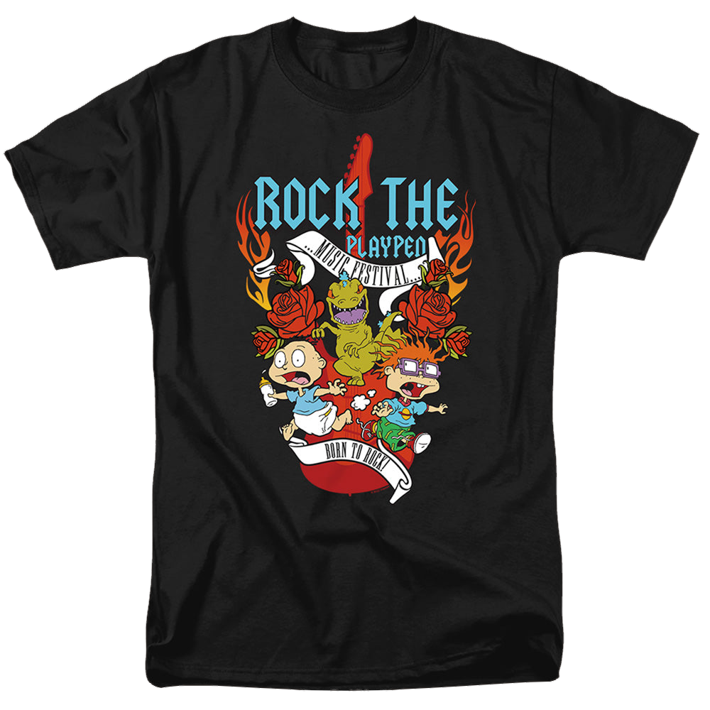 Rugrats Rock The Playpen Music Festival - Men's Regular Fit T-Shirt Men's Regular Fit T-Shirt Rugrats   