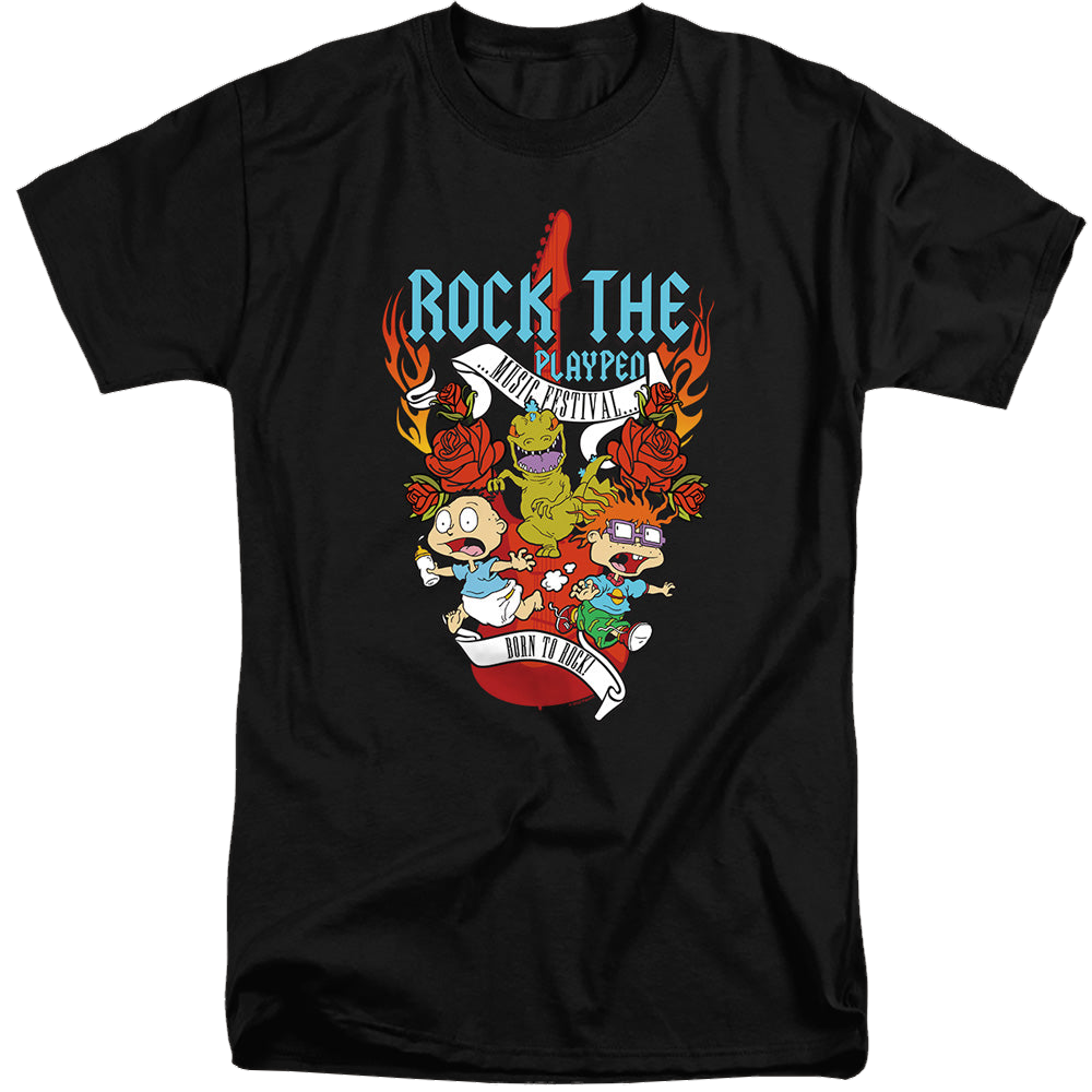 Rugrats Rock The Playpen Music Festival - Men's Tall Fit T-Shirt Men's Tall Fit T-Shirt Rugrats   