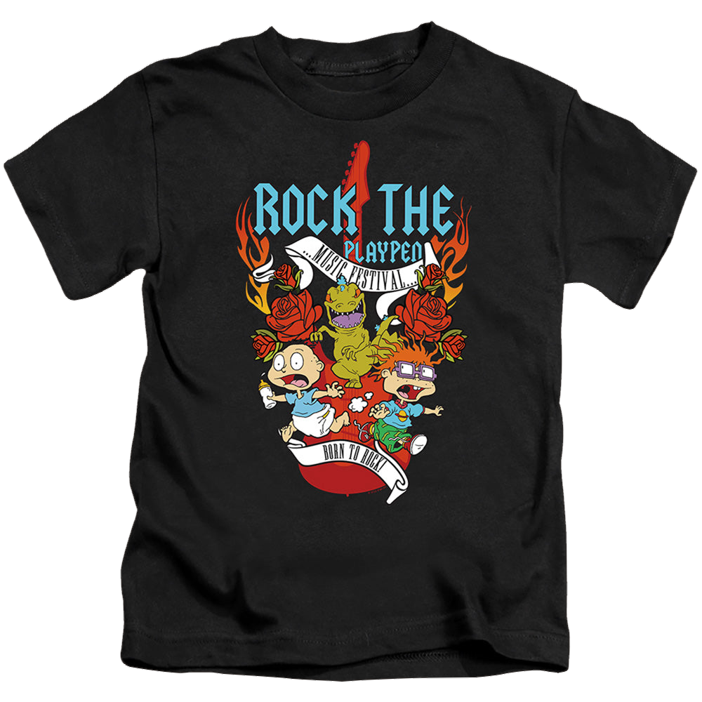 Rugrats Rock The Playpen Music Festival - Kid's T-Shirt Kid's T-Shirt (Ages 4-7) Rugrats   