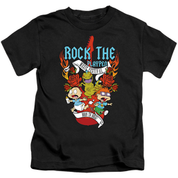 Rugrats Rock The Playpen Music Festival - Kid's T-Shirt Kid's T-Shirt (Ages 4-7) Rugrats   