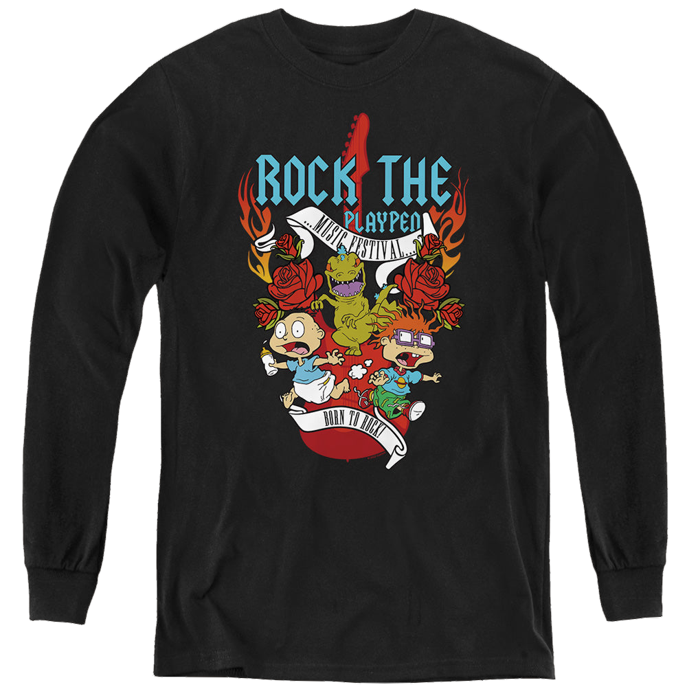 Rugrats Rock The Playpen Music Festival - Youth Long Sleeve T-Shirt Youth Long Sleeve T-Shirt Rugrats   