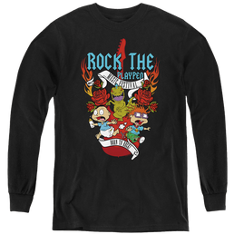 Rugrats Rock The Playpen Music Festival - Youth Long Sleeve T-Shirt Youth Long Sleeve T-Shirt Rugrats   