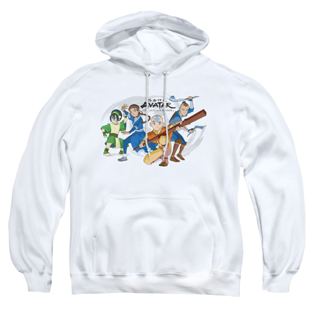 Avatar The Last Airbender Avatars Group - Pullover Hoodie Pullover Hoodie Avatar The Last Airbender   