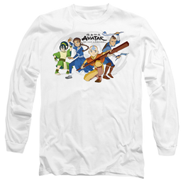Avatar The Last Airbender Avatars Group - Men's Long Sleeve T-Shirt Men's Long Sleeve T-Shirt Avatar The Last Airbender   