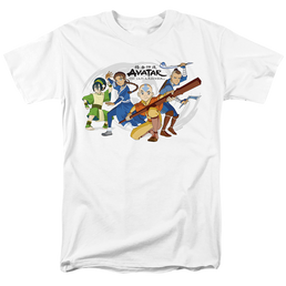 Avatar The Last Airbender Avatars Group - Men's Regular Fit T-Shirt Men's Regular Fit T-Shirt Avatar The Last Airbender   