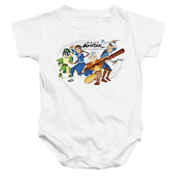 Avatar The Last Airbender Avatars Group - Baby Bodysuit Baby Bodysuit Avatar The Last Airbender   