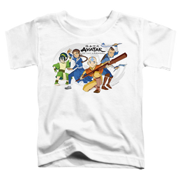Avatar The Last Airbender Avatars Group - Toddler T-Shirt Toddler T-Shirt Avatar The Last Airbender   