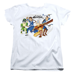 Avatar The Last Airbender Avatars Group - Women's T-Shirt Women's T-Shirt Avatar The Last Airbender   
