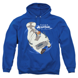Avatar The Last Airbender Appa In Flight - Pullover Hoodie Pullover Hoodie Avatar The Last Airbender   
