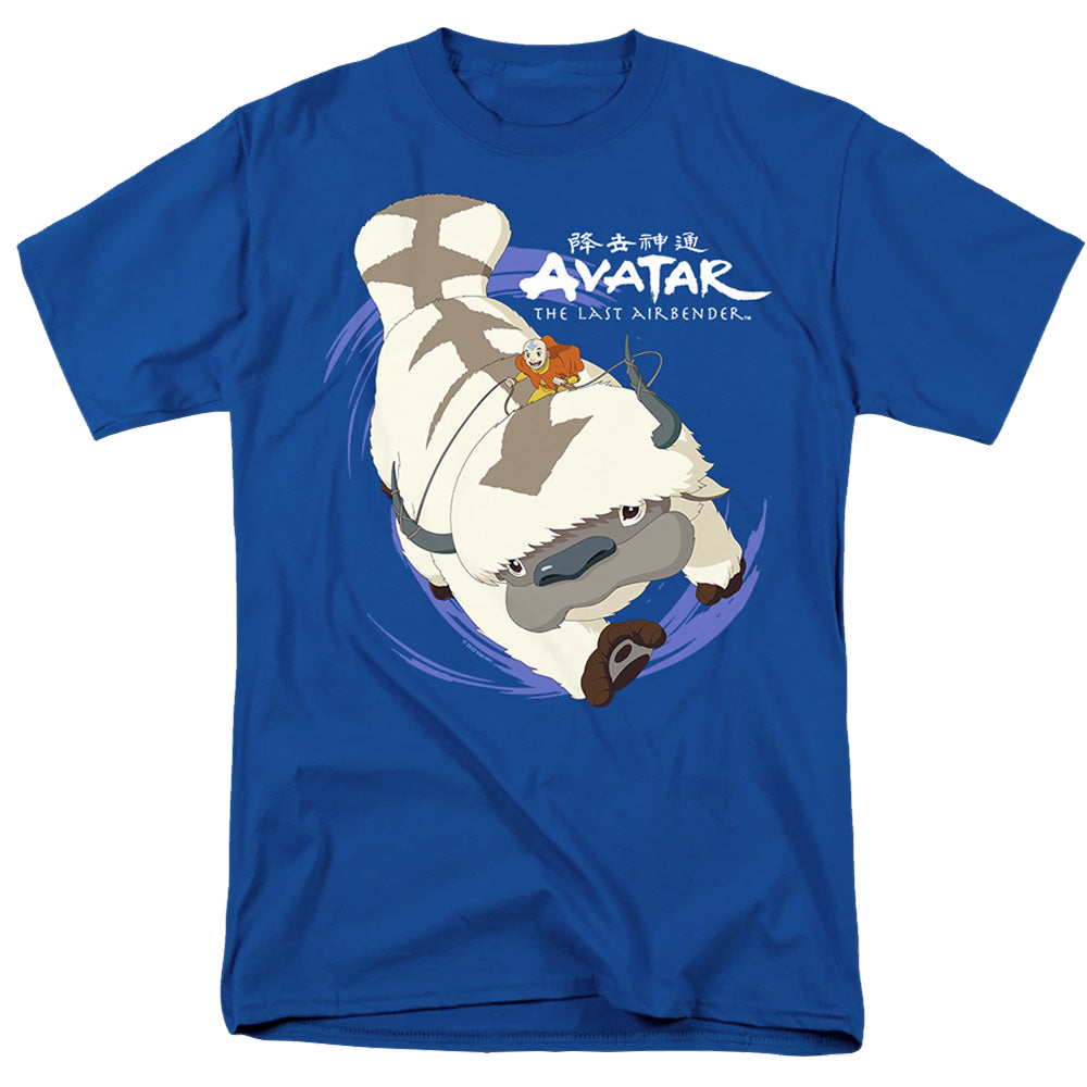 Avatar The Last Airbender Appa In Flight - Men's Regular Fit T-Shirt Men's Regular Fit T-Shirt Avatar The Last Airbender   