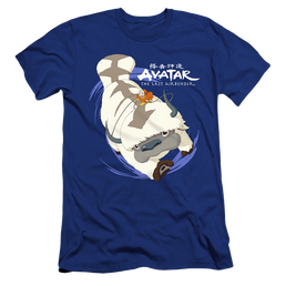Avatar The Last Airbender Appa In Flight - Men's Premium Slim Fit T-Shirt Men's Premium Slim Fit T-Shirt Avatar The Last Airbender   