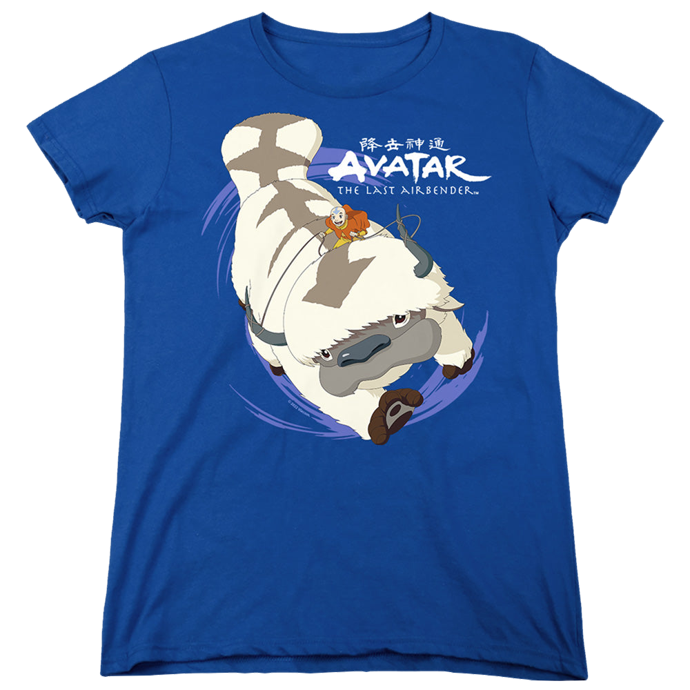 Avatar The Last Airbender Appa In Flight - Women's T-Shirt Women's T-Shirt Avatar The Last Airbender   