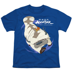 Avatar The Last Airbender Appa In Flight - Youth T-Shirt Youth T-Shirt (Ages 8-12) Avatar The Last Airbender   