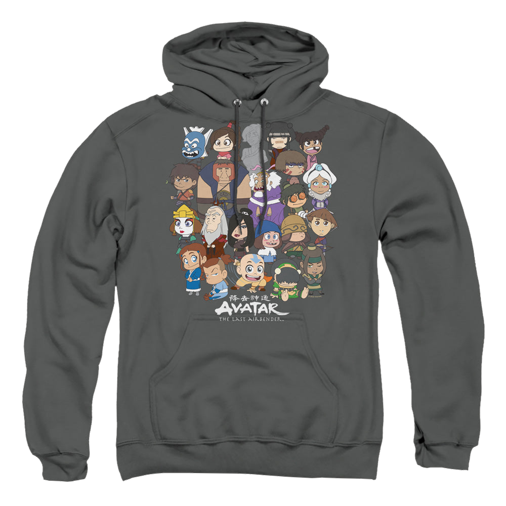 Avatar The Last Airbender Chibi Group - Pullover Hoodie Pullover Hoodie Avatar The Last Airbender   