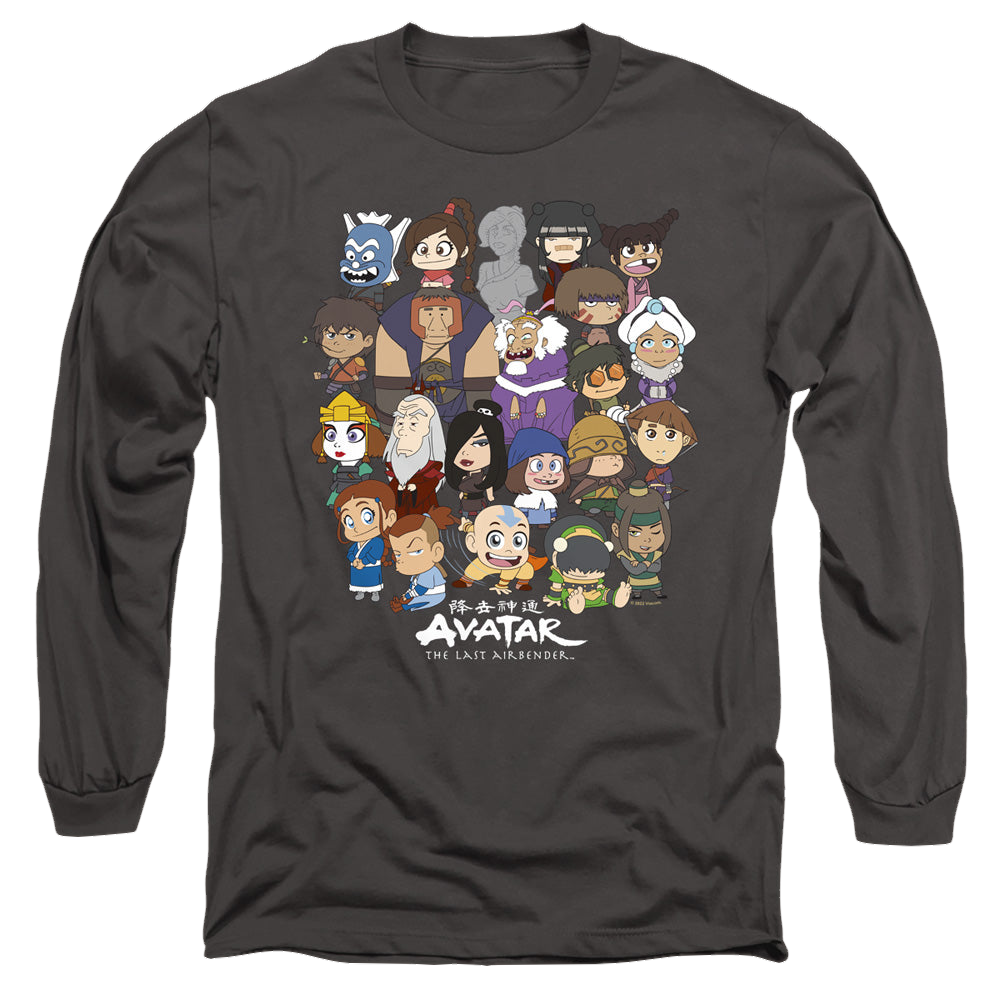 Avatar The Last Airbender Chibi Group - Men's Long Sleeve T-Shirt Men's Long Sleeve T-Shirt Avatar The Last Airbender   
