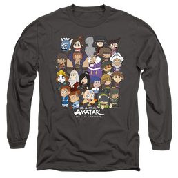 Avatar The Last Airbender Chibi Group - Men's Long Sleeve T-Shirt Men's Long Sleeve T-Shirt Avatar The Last Airbender   