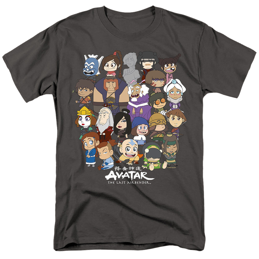 Avatar The Last Airbender Chibi Group - Men's Regular Fit T-Shirt Men's Regular Fit T-Shirt Avatar The Last Airbender   