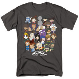 Avatar The Last Airbender Chibi Group - Men's Regular Fit T-Shirt Men's Regular Fit T-Shirt Avatar The Last Airbender   