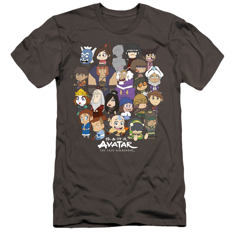 Avatar The Last Airbender Chibi Group - Men's Premium Slim Fit T-Shirt Men's Premium Slim Fit T-Shirt Avatar The Last Airbender   