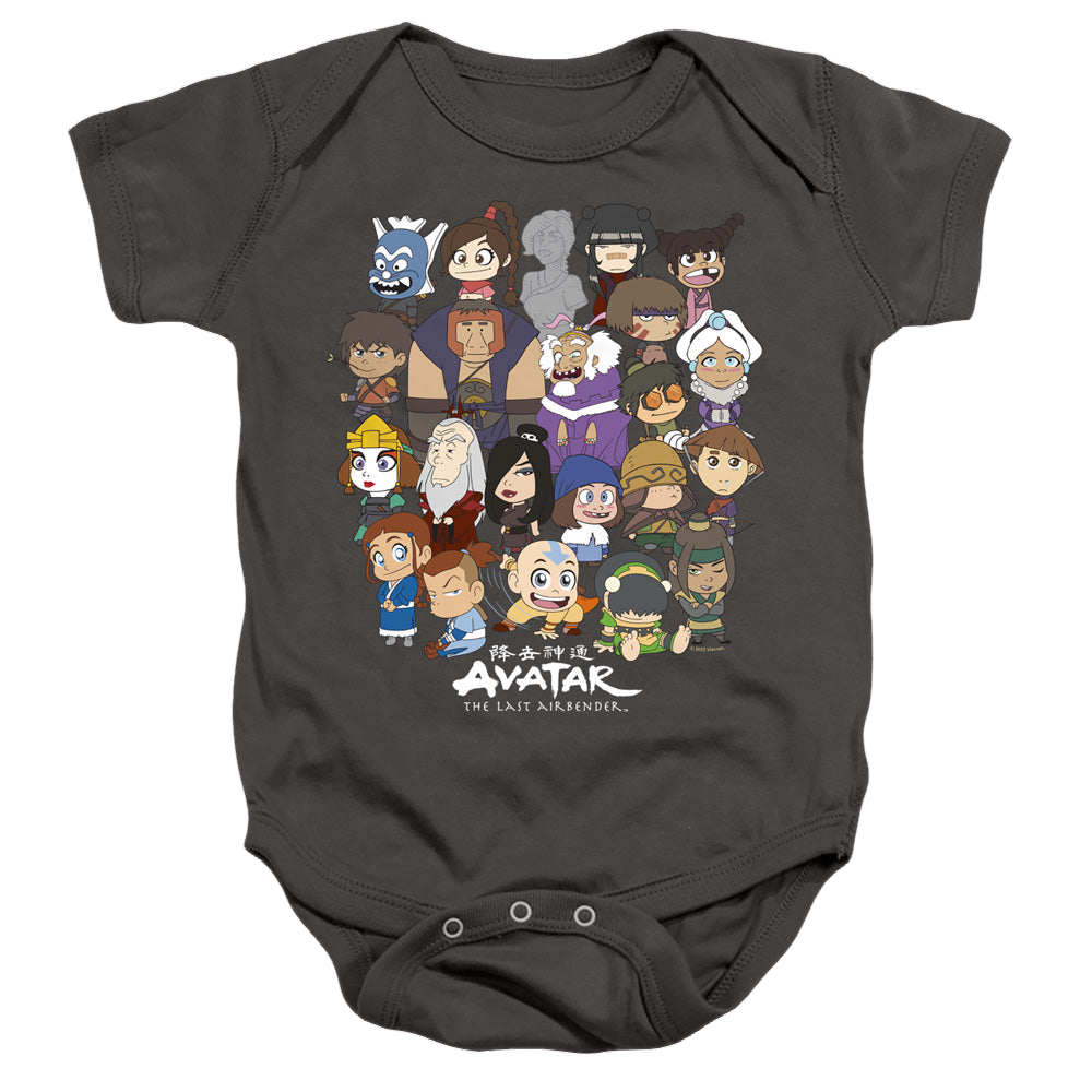 Avatar The Last Airbender Chibi Group - Baby Bodysuit Baby Bodysuit Avatar The Last Airbender   