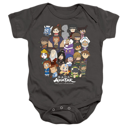 Avatar The Last Airbender Chibi Group - Baby Bodysuit Baby Bodysuit Avatar The Last Airbender   
