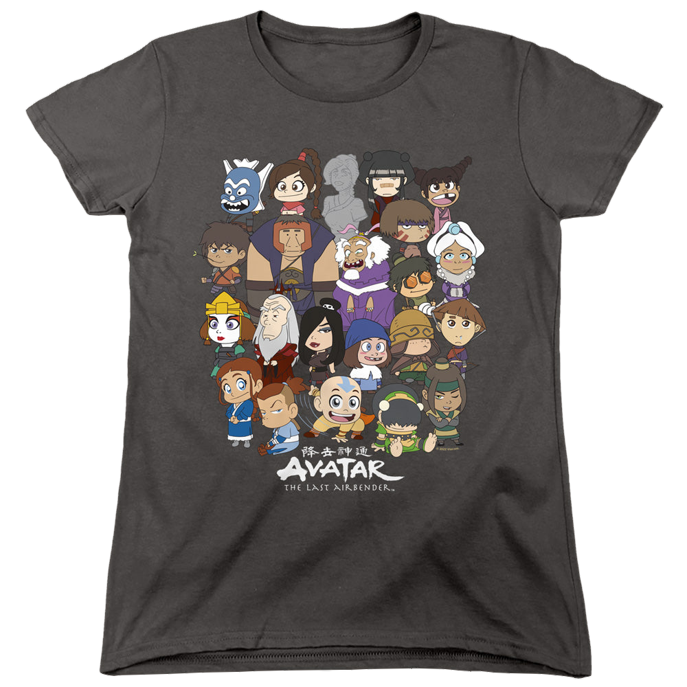 Avatar The Last Airbender Chibi Group - Women's T-Shirt Women's T-Shirt Avatar The Last Airbender   
