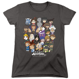 Avatar The Last Airbender Chibi Group - Women's T-Shirt Women's T-Shirt Avatar The Last Airbender   