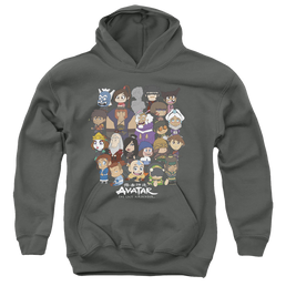 Avatar The Last Airbender Chibi Group - Youth Hoodie Youth Hoodie (Ages 8-12) Avatar The Last Airbender   