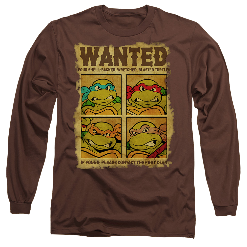 Teenage Mutant Ninja Turtles Shredder'S Most Wanted - Men's Long Sleeve T-Shirt Men's Long Sleeve T-Shirt Teenage Mutant Ninja Turtles   