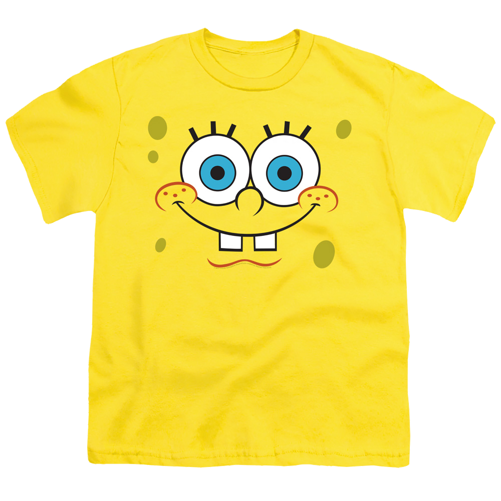 SpongeBob SquarePants Smiling Face - Youth T-Shirt Youth T-Shirt (Ages 8-12) SpongeBob SquarePants   