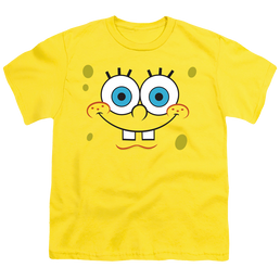 SpongeBob SquarePants Smiling Face - Youth T-Shirt Youth T-Shirt (Ages 8-12) SpongeBob SquarePants   