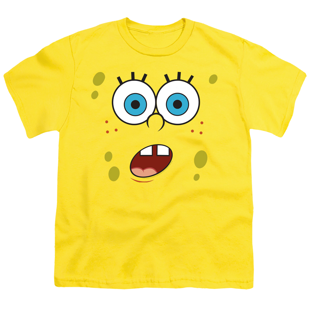 SpongeBob SquarePants Surprise Face - Youth T-Shirt Youth T-Shirt (Ages 8-12) SpongeBob SquarePants   