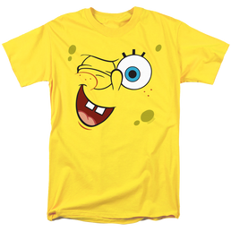 SpongeBob SquarePants Winking Face - Men's Regular Fit T-Shirt Men's Regular Fit T-Shirt SpongeBob SquarePants   