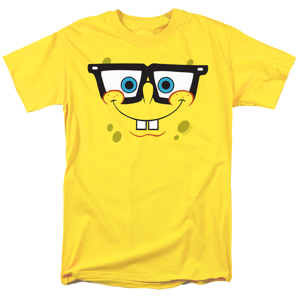 SpongeBob SquarePants Nerd Face - Men's Regular Fit T-Shirt Men's Regular Fit T-Shirt SpongeBob SquarePants   