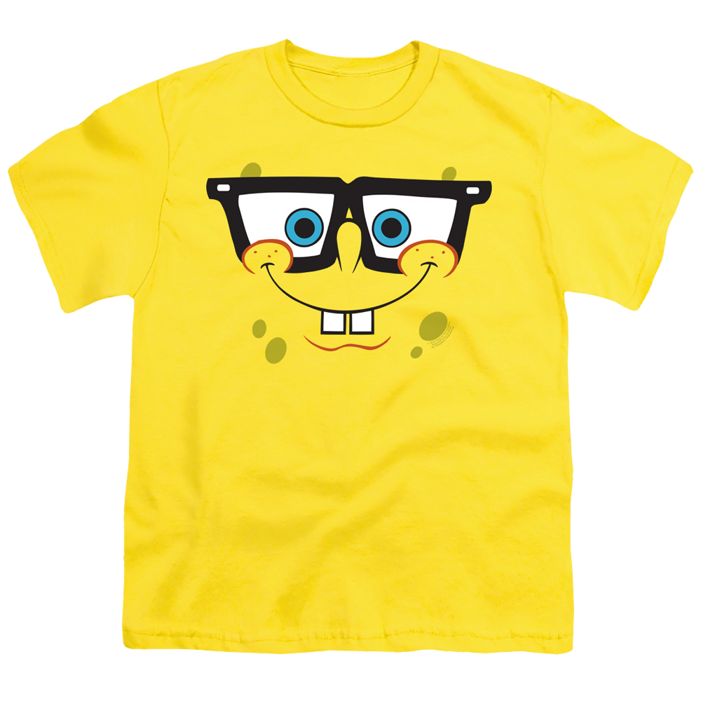SpongeBob SquarePants Nerd Face - Youth T-Shirt Youth T-Shirt (Ages 8-12) SpongeBob SquarePants   