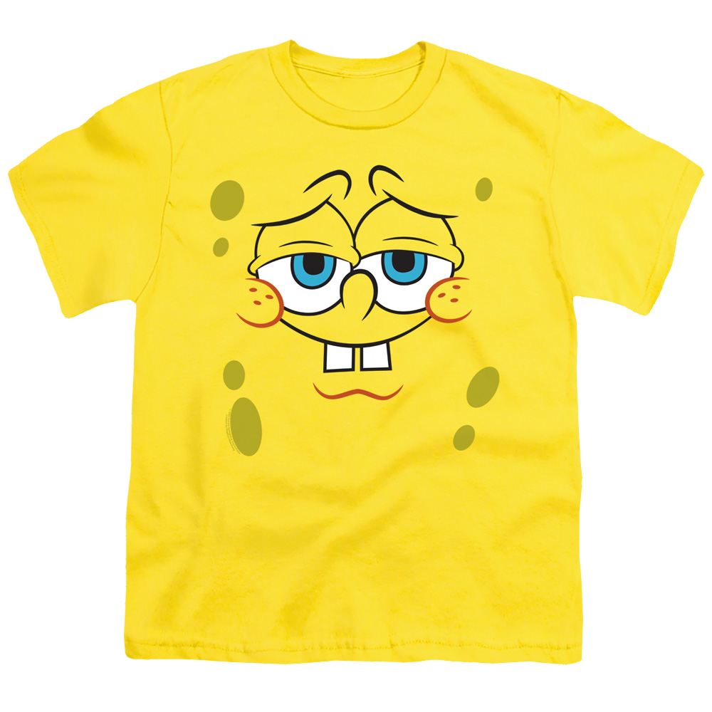 SpongeBob SquarePants Confident Face - Youth T-Shirt Youth T-Shirt (Ages 8-12) SpongeBob SquarePants   