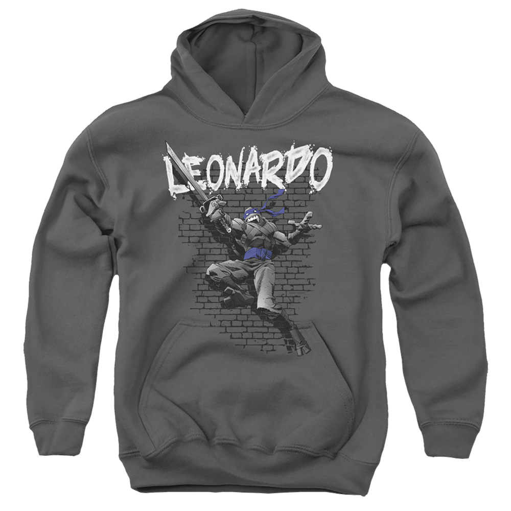 Teenage Mutant Ninja Turtles Tmnt Leonardo - Youth Hoodie Youth Hoodie (Ages 8-12) Teenage Mutant Ninja Turtles   